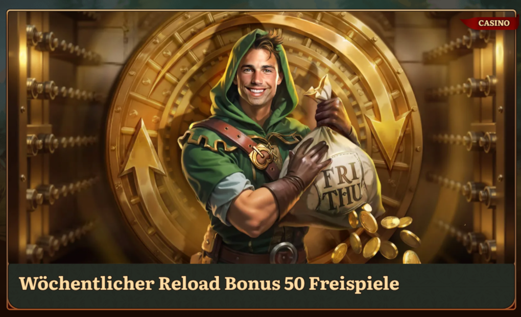 Freispiel-Angebote Wildrobin Casino