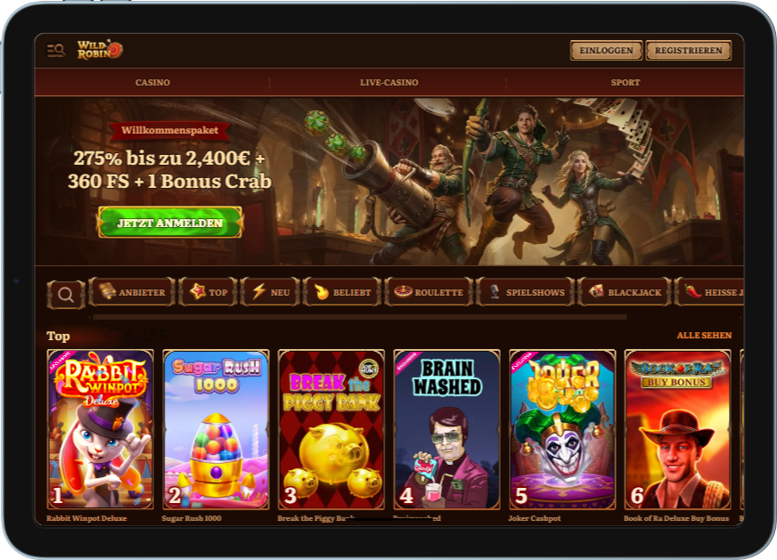 Wild Robin Casino App
